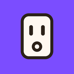 Hello Faces app icon: a wall outlet with a surprised face
